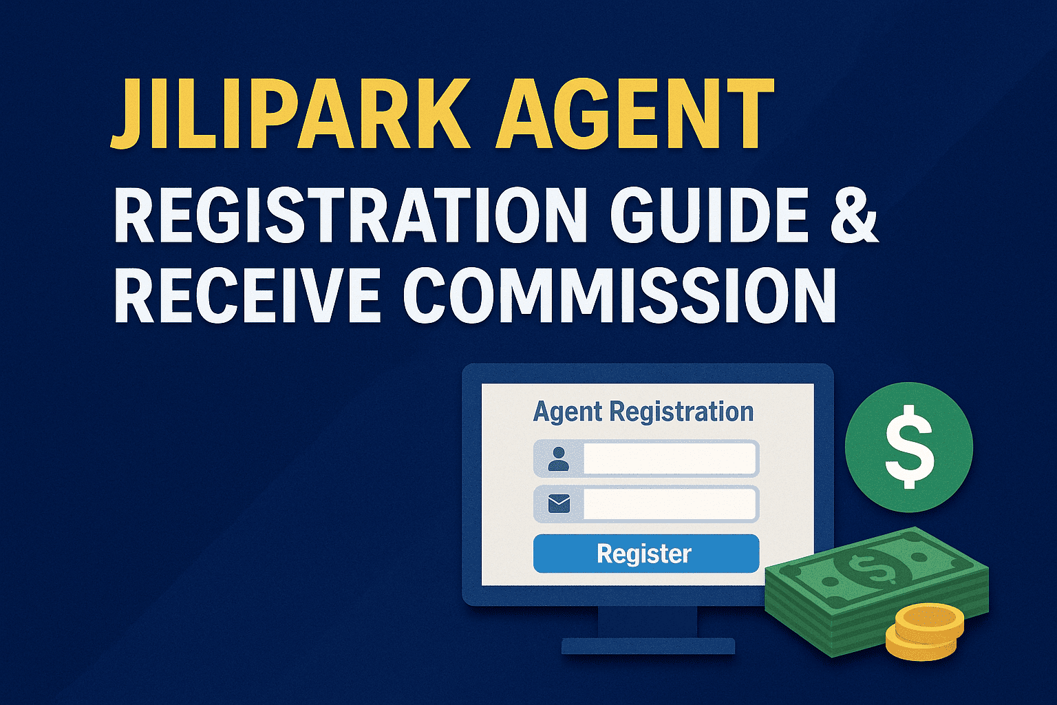 Jilipark Agent - Registration Guide, Receive Commission 1 Jilipark Agent - Registration Guide, Receive Commission