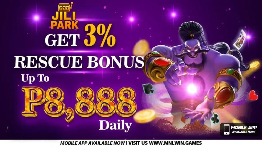 3% Rescue Bonus - Get Up To ₱8,888 Daily at JILIPARK
