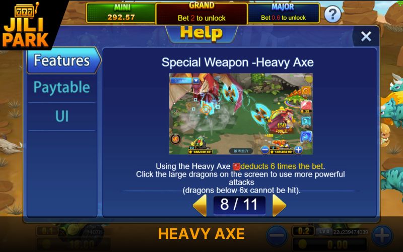 Dinosaur Tycoon Game Review – Epic Boss Hunts and Payouts 11 Heavy Axe for High-Value Dragon Hunts