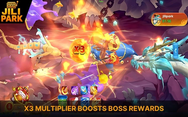 Fishing Shoot Journey to the West Review: Play & Win Big 4 Multiplier x3 boosts rewards in boss battles