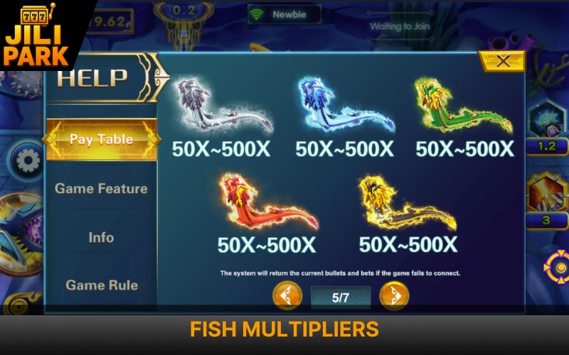Five Dragon Fish Shooting Guide – Weapons & 9000X Tips 12 Payout range for each fish type
