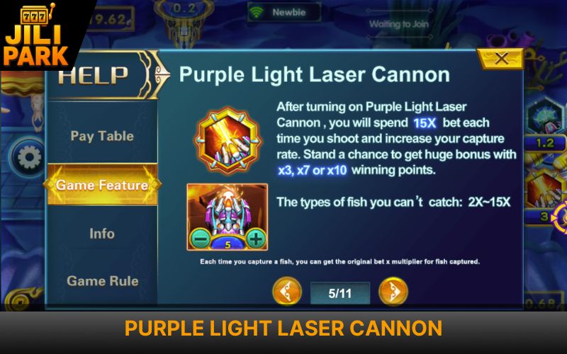 Five Dragon Fish Shooting Guide – Weapons & 9000X Tips 8 High-cost cannon for big target captures