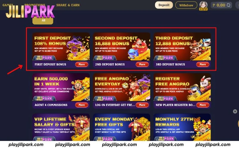 Exclusive welcome deposit bonuses for new members