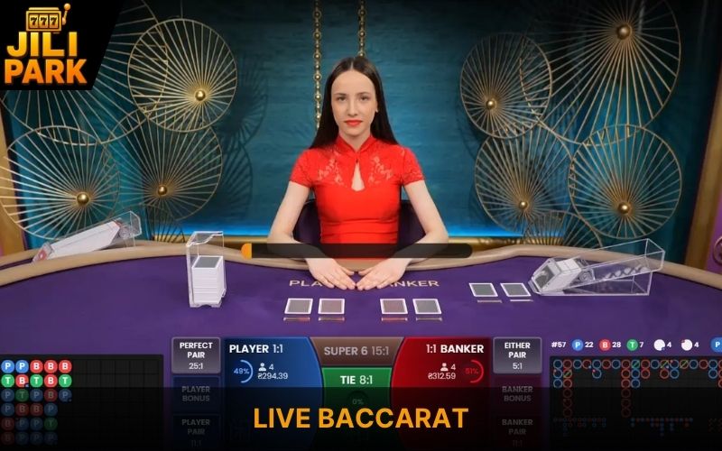 A Premier Live Casino Real Money Experience with Jilipark 4 Live Baccarat brings the world’s most iconic card games