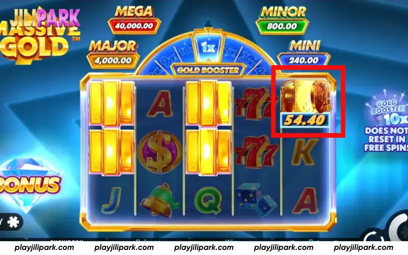 Massive Gold Tips - Collect locks in all accumulated Gold values