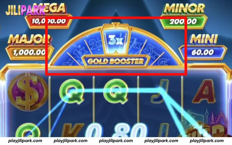 Massive Gold Tips - Booster growth directly affects total win potential