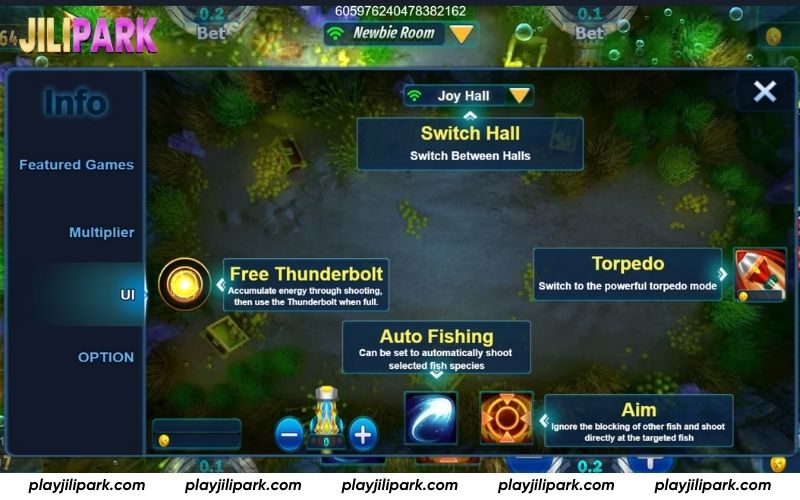 Smart Shooting Controls for Efficient Fish Hunting