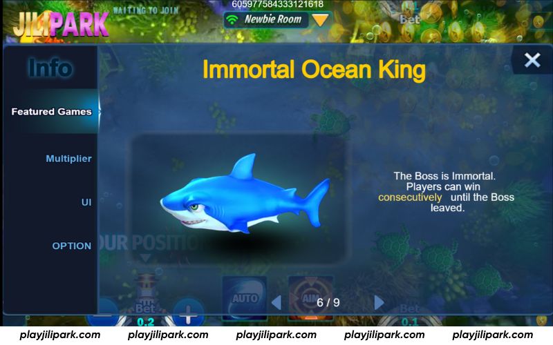 Immortal Ocean King Boss Reward Loop