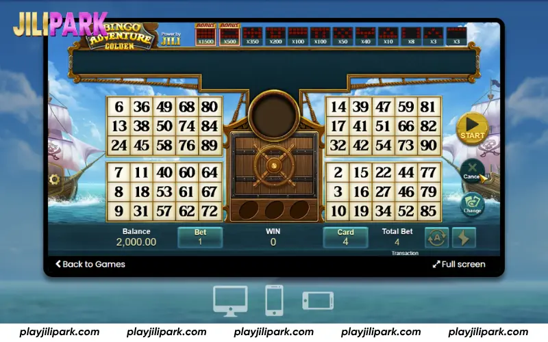 Bingo Adventure gameplay overview