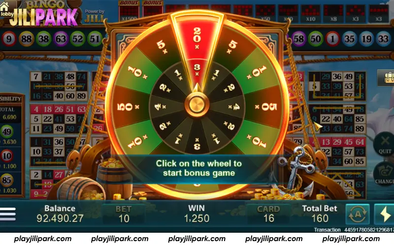 Trigger the wheel for bigger payouts