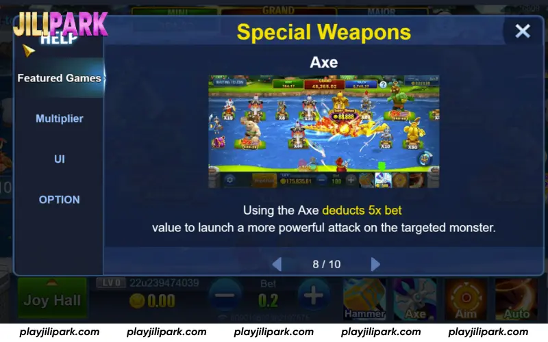 Axe Weapon – 5x Bet Power Strike