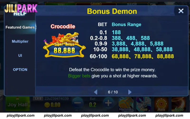 Crocodile Super Bonus boss