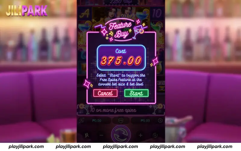 Feature buy unlocks instant free spins