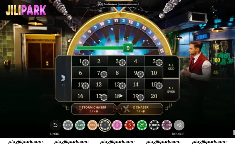 Lightning Storm betting interface overview