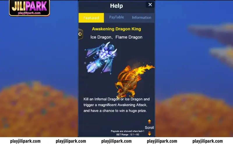 Awakening Dragon King special attack feature