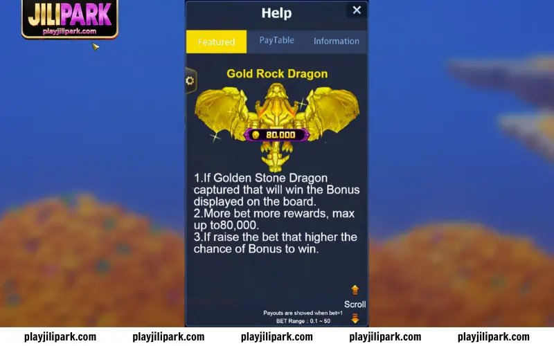 Gold Rock Dragon bonus rewards explained