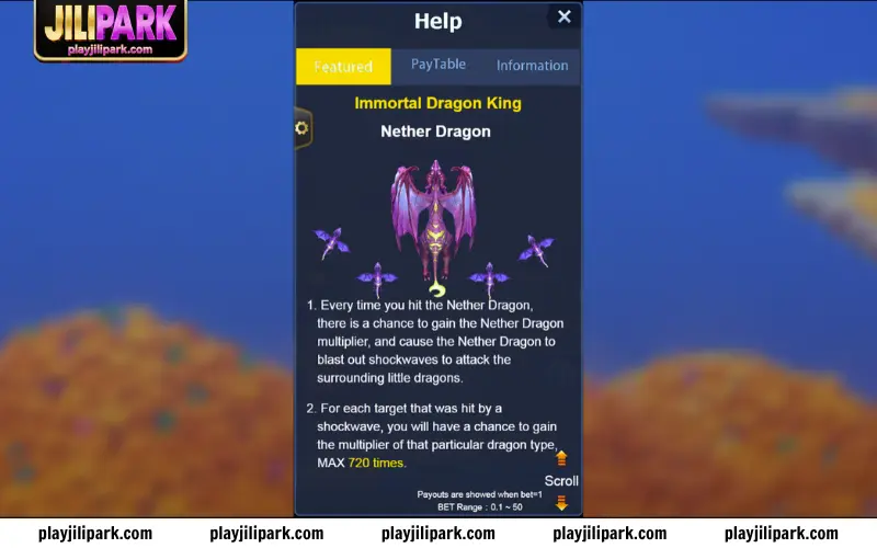 Nether Dragon multiplier shockwave mechanic