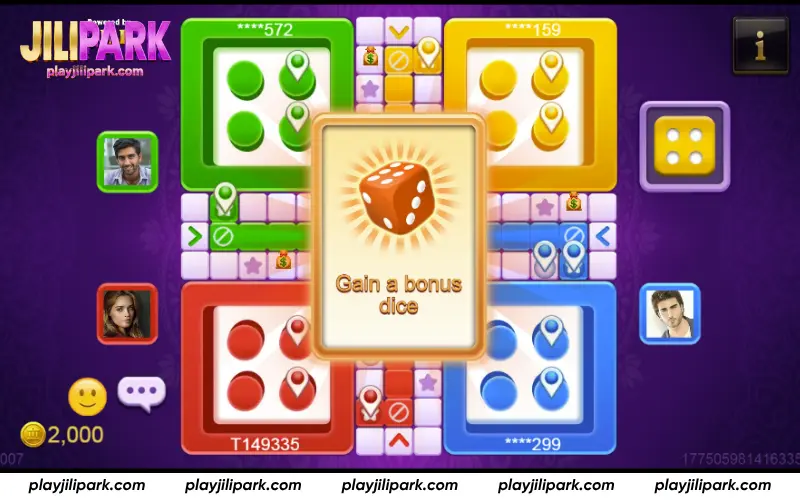 Ludo Quick bonus dice and extra turn system