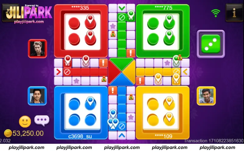 Ludo Quick game board and player layout overview