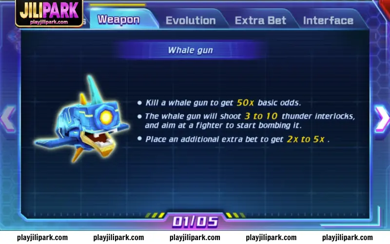 Whale Gun lock-on targeting system