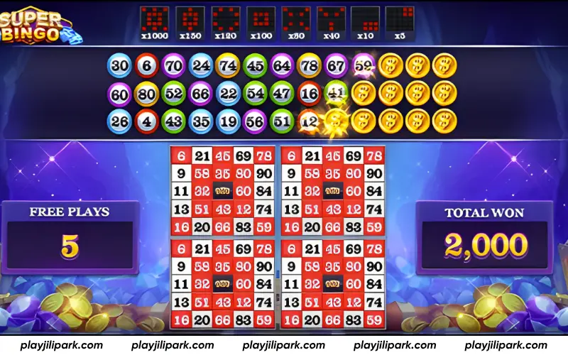 Super Bingo bonus game free rounds overview