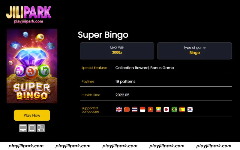 Super Bingo RTP and payout overview